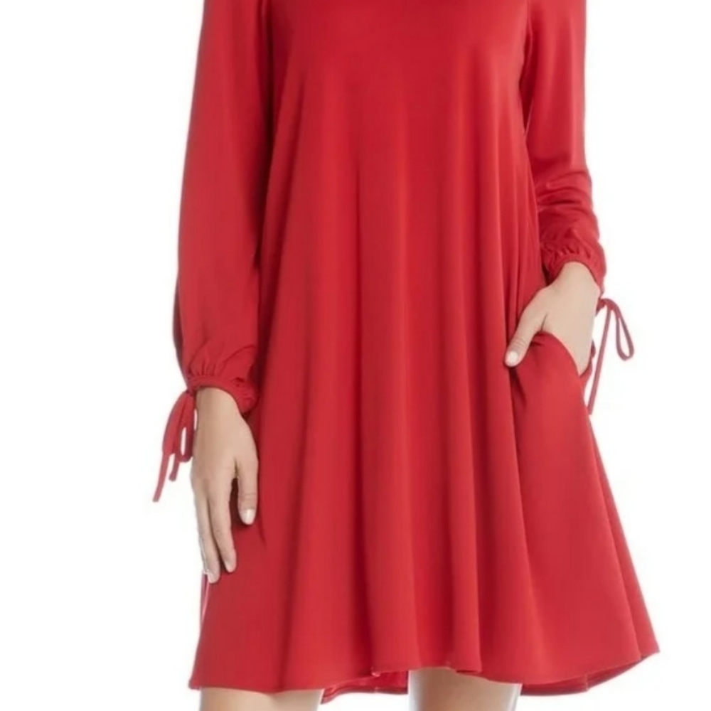 Karen Kane Women's Tie-Sleeve Swing Dress